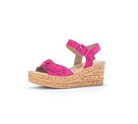 Gabor Damen Sandaletten, Frauen Sandalen,Best Fitting,Freizeitschuhe,offene Schuhe,Strandschuhe,Sommersandalen,bequem,flach,pink,38.5 EU / 5.5 UK