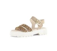 Gabor Damen Sandaletten, Frauen Sandalen,Best Fitting,offene Schuhe,Strandschuhe,Riemchensandalen,elegant,Natur/Caramel,40.5 EU / 7 UK