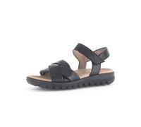 Gabor 64.812.27 schwarz - Riemchen Sandale für Damen - Größe 40