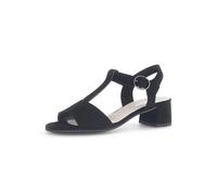Riemchensandalen schwarz (bezogen) - Gr. - 40.5 EU | 7 UK
