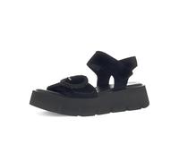 Gabor Damen Sandaletten, Frauen Sandalen,Best Fitting,Strandschuhe,Sommersandalen,bequem,flach,Sommerschuhe,schwarz (Uni),38 EU / 5 UK