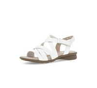 Gabor Damen Sandaletten, Frauen Sandalen,Leichte Mehrweite (G),offene Schuhe,Strandschuhe,Sommersandalen,bequem,flach,Weiss,40 EU / 6.5 UK