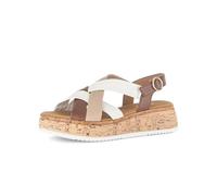 Gabor Damen Sandaletten, Frauen Sandalen,Moderate Mehrweite (G),Cognac/pan (54),40 EU / 6.5 UK
