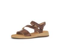 Sandalette GABOR "RHODOS", Damen, Gr. 39, braun, Kalbsleder, Schuhe Sandalette, Sommerschuh, Sandale, Keilabsatz, in Komfort-Schuhweite G (=weit) (13047660-39) braun