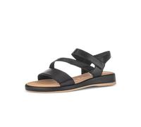 Gabor Keilsandalette RHODOS Damen Kalbsleder Schwarz Weite G Gr. 40