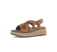 Gabor Damen Sandaletten, Frauen Sandalen,Moderate Mehrweite (G),Sommersandalen,bequem,flach,Sommerschuhe,Freizeitschuhe,Sattel,37 EU / 4 UK