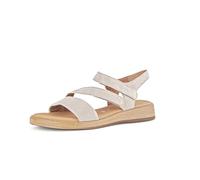 Gabor Damen Sandaletten, Frauen Sandalen,Moderate Mehrweite (G),Strandschuhe,Sommersandalen,bequem,flach,Muschel (S.Holz),38.5 EU / 5.5 UK