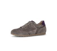 Sneaker GABOR "Gabor Sneaker Veloursleder/Textil", Damen, Gr. 38,5, taupe, Textil, Veloursleder, Schuhe Sneaker (22757821-38,5) taupe