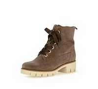 Gabor Damen Schnürstiefeletten, Frauen Boots,Wechselfußbett,Best Fitting,Stiefel,Bootee,Booties,halbstiefel,Mohair(Panna),38 EU / 5 UK