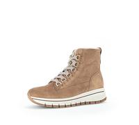 Gabor Damen Schnürstiefeletten, Frauen Boots,Wechselfußbett,Best Fitting,Warmfutter,halbstiefel,Kurzstiefel,Lion (Panna),39 EU / 6 UK