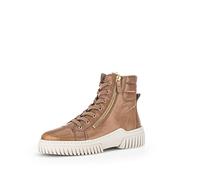 Gabor Damen Schnürstiefeletten, Frauen Boots,Wechselfußbett,Best Fitting,Warmfutter,Kurzstiefel,Chino (beige),39 EU / 6 UK