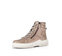Gabor Damen Schnürstiefeletten, Frauen Boots,Wechselfußbett,Best Fitting,Warmfutter,schnürboots,Boots,Kiesel (beige),37.5 EU / 4.5 UK