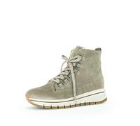 Gabor Stiefelette Veloursleder Hellgrün Warmfutter