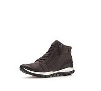 Gabor Damen Schnürstiefeletten, Frauen Boots,Wechselfußbett,Kurzstiefel,uebergangsschuhe,Dark-Grey (Mel.),42 EU / 8 UK