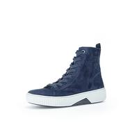 Gabor Damen Schnürstiefeletten, Frauen Boots,Wechselfußbett,Moderate Mehrweite (G),uebergangsschuhe,Marine (Frottee),38.5 EU / 5.5 UK