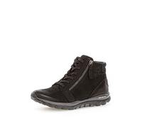 Gabor Damen Schnürstiefeletten, Frauen Boots,Wechselfußbett,uebergangsstiefel,schnürboots,Winterschuhe,schwarz (Mel.),37 EU / 4 UK
