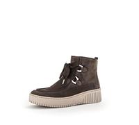 Gabor Damen Schnürstiefeletten, Frauen Schnürboots,Wechselfußbett,Best Fitting,Bootee,Booties,halbstiefel,braun (dust),41 EU / 7.5 UK