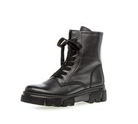 Gabor Damen Schnürstiefeletten, Frauen Schnürboots,Wechselfußbett,Best Fitting,schnürboots,Winterstiefel,Winterschuhe,warm,schwarz,38 EU / 5 UK