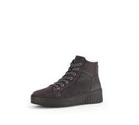 Gabor Damen Schnürstiefeletten, Frauen Schnürboots,Wechselfußbett,Best Fitting,Warmfutter,uebergangsschuhe,Pepper (schwarz),43 EU / 9 UK