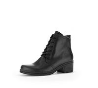 Schnürstiefelette GABOR Gr. 39, schwarz Damen Schuhe Reißverschlussstiefeletten mit Innenreißschluss (69729719-39)