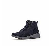 Gabor Damen Schnürstiefeletten, Frauen Schnürboots,Wechselfußbett,halbstiefel,Kurzstiefel,uebergangsschuhe,Ocean (Flausch),38 EU / 5 UK