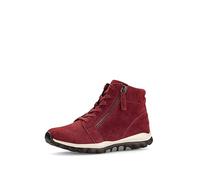 Gabor Damen Schnürstiefeletten, Frauen Schnürboots,Wechselfußbett,Kurzstiefel,uebergangsschuhe,dunkelrot (Mel.),40.5 EU / 7 UK