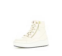 Gabor Damen Schnürstiefeletten, Frauen Schnürboots,Wechselfußbett,Moderate Mehrweite (G),Latte(Flaush/Gold),41 EU / 7.5 UK