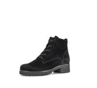 Gabor Damen Schnürstiefeletten, Frauen Schnürboots,Wechselfußbett,Moderate Mehrweite (G),Winterstiefeletten,schwarz (Mel.),37 EU / 4 UK