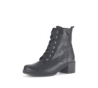 Gabor Damen Schnürstiefeletten, Frauen Stiefeletten,Best Fitting,Warmfutter,Booties,halbstiefel,Kurzstiefel,schwarz,40 EU / 6.5 UK