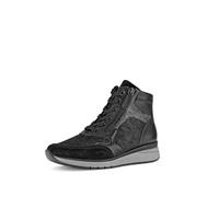 Gabor Damen Schnürstiefeletten, Frauen Stiefeletten,halbstiefel,Kurzstiefel,uebergangsschuhe,uebergangsstiefel,schwarz/anthr(Mic),38.5 EU / 5.5 UK