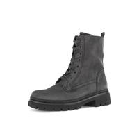 Gabor Damen Schnürstiefeletten Pepper (Mel.) Nubuk dunkelgrau Größe 38,5 EU