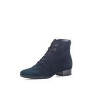 Gabor Damen Schnürstiefeletten, Frauen Stiefeletten,Komfortable Mehrweite (H),halbstiefel,Kurzstiefel,Dark-Blue(Flausch),38.5 EU / 5.5 UK