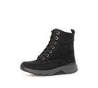 Gabor Damen Schnürstiefeletten, Frauen Stiefeletten,Kurzstiefel,uebergangsschuhe,uebergangsstiefel,schnürboots,schwarz (Micro),38.5 EU / 5.5 UK