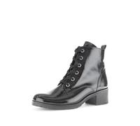 Gabor Damen Schnürstiefeletten, Frauen Stiefeletten,Moderate Mehrweite (G),uebergangsstiefel,schnürboots,Boots,schwarz (Micro),39 EU / 6 UK