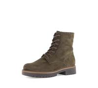 Gabor Damen Schnürstiefeletten, Frauen Stiefeletten,reißverschluss,Stiefel,Bootee,Booties,halbstiefel,Kurzstiefel,Oliv (Micro),39 EU / 6 UK