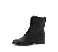 Gabor Damen Schnürstiefeletten, Frauen Stiefeletten,Warmfutter,schnürboots,reißverschluss,Boots,Stiefel,Bootee,Booties,schwarz,39 EU / 6 UK