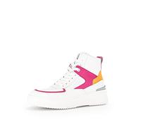 Gabor Damen Schnürstiefeletten, Frauen Stiefeletten,Wechselfußbett,Best Fitting,halbstiefel,Kurzstiefel,Weiss/pink/Jelly,38 EU / 5 UK