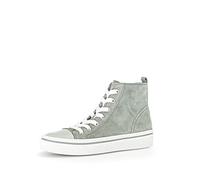 Gabor Damen Schnürstiefeletten, Frauen Stiefeletten,Wechselfußbett,Best Fitting,stiefel,bootee,booties,halbstiefel,pino (ice),37 EU / 4 UK