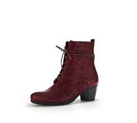 Gabor Damen Schnürstiefeletten, Frauen Stiefeletten,Wechselfußbett,Best Fitting,uebergangsschuhe,uebergangsstiefel,Dark-red,37.5 EU / 4.5 UK
