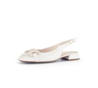 Gabor Damen Slingpumps, Frauen Absatzschuhe,Court Shoes,Slingback,knöchelriemchen,high Heels,Heels,Ausgehschuhe,Latte (Uni+Gold),35 EU / 2.5 UK
