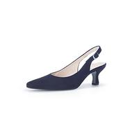 Gabor Sling Pumps dunkel-blau atlantik Velour 41.510.16 - Größe 37.5