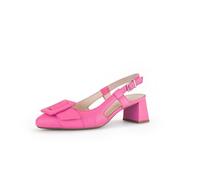 Gabor Damen Slingpumps, Frauen Absatzschuhe,Leichte Mehrweite (G),Abendschuhe,Court Shoes,Slingback,Leder,knöchelriemchen,pink,36 EU / 3.5 UK