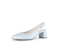 Gabor Damen Slingpumps, Frauen Absatzschuhe,Leichte Mehrweite (G),knöchelriemchen,büro-Pumps,Office,bequem,elegant,Sky,39 EU / 6 UK