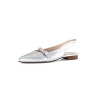 Gabor Damen Slingpumps, Frauen Absatzschuhe,stoeckelschuhe,Ausgehschuhe,Abendschuhe,Court Shoes,Slingback,knöchelriemchen,Silber,37.5 EU / 4.5 UK