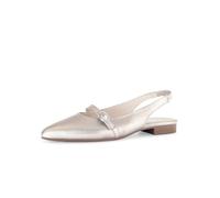Gabor Damen Slingpumps, Frauen Absatzschuhe,stoeckelschuhe,Ausgehschuhe,Abendschuhe,Court Shoes,Slingback,knöchelriemchen,Puder,38 EU / 5 UK