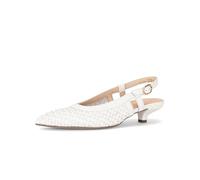 Slingpumps GABOR "Slingpumps", Damen, Gr. 37,5, creme, Schuhe Slingpumps (37101128-37,5) creme