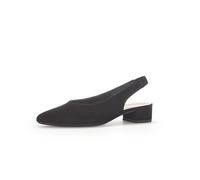 Gabor Damen Slingpumps, Frauen Pumps,atmungs-aktiv,sacchetto,sportlich,Weiss,schwarz,Jollys,rot,Glitzer,blau,Rolling-Soft,schwarz,39 EU / 6 UK