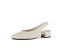 Gabor Damen Slingpumps, Frauen Pumps,Court Shoes,Slingback,knöchelriemchen,Passform,Comfort,wechsel-Fussbett,Optifit,breit,Panna,38.5 EU / 5.5 UK
