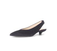 Gabor Damen Slingpumps, Frauen Pumps,Effekt,Easy-Walking,elegant,einlege-Sohle,geschlossen,Gold,Holly-Jolly,Navy,Oliv,Dark-Blue,38.5 EU / 5.5 UK