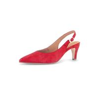 Slingpumps GABOR "Slingpumps", Damen, Gr. 38,5, rot, Schuhe Slingpumps (20448933-38,5) rot
